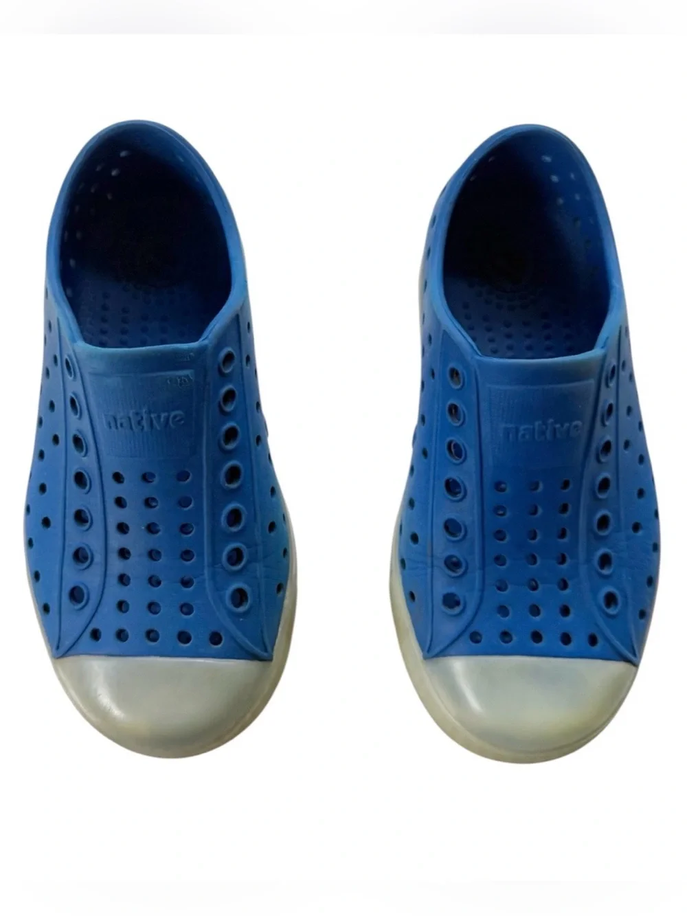 Native Jefferson Water Shoes - Blue Glow in the Dark size 9